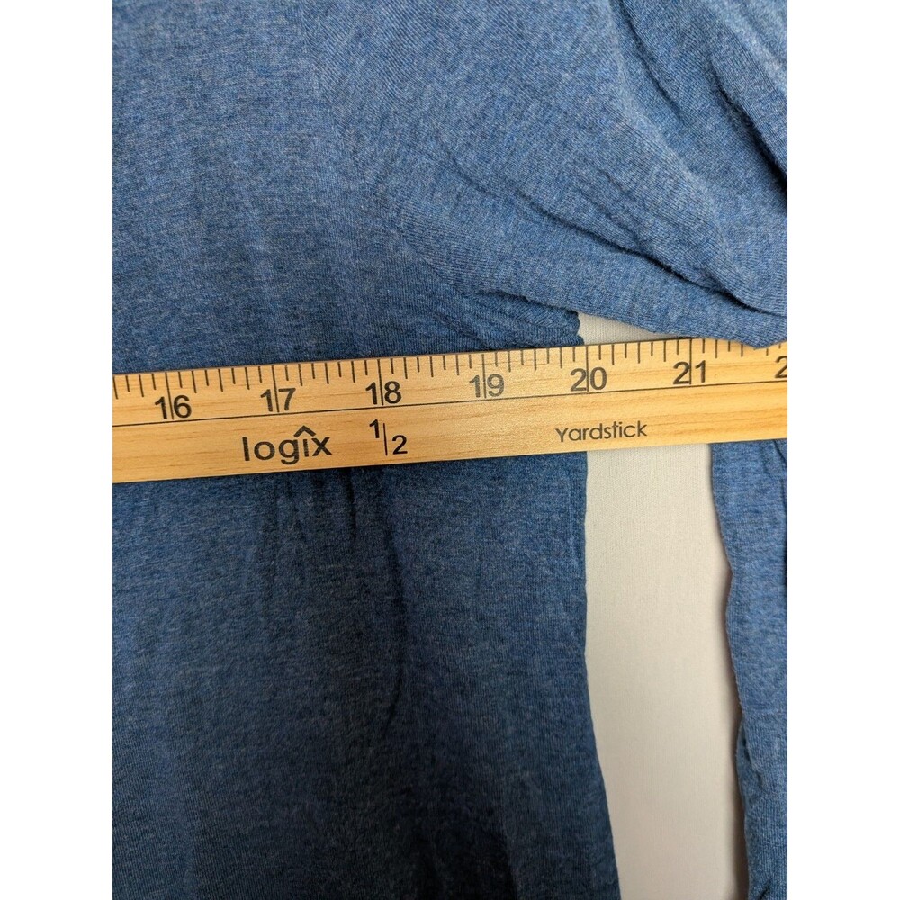 Soft Surroundings Shirt Womens L Wrap Around Asymmetrical Cut Cowl Neck Tunic - Picture 11 of 12